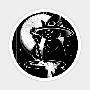 The Magician - Cute Witch Cat Gift Magnet